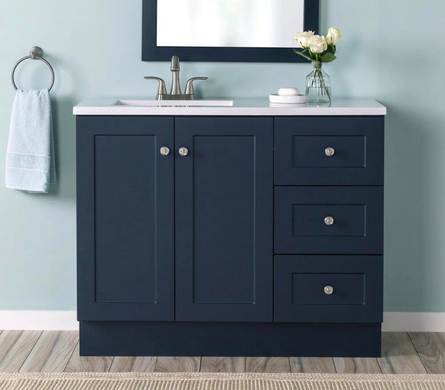 Bannister 43" deep blue vanity