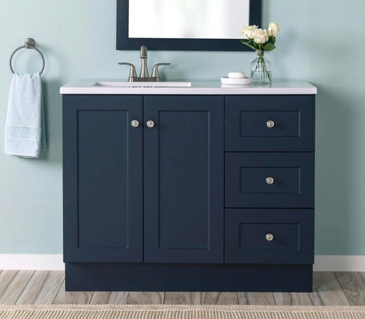 Bannister 43" deep blue vanity