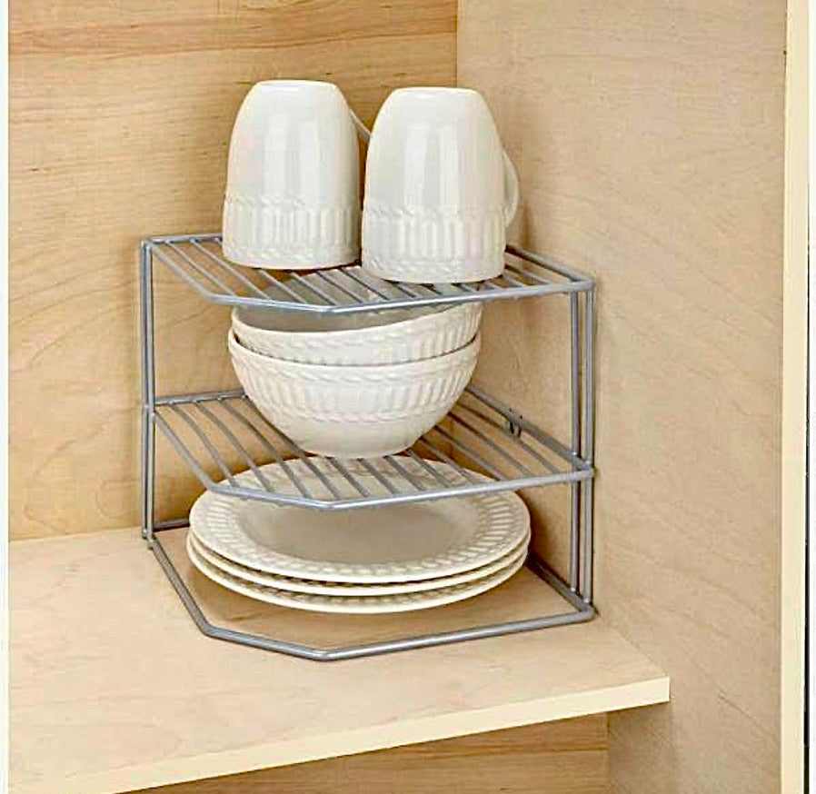 Corner shelf organzer