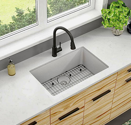 Quartz 30" undermount kitchen sink