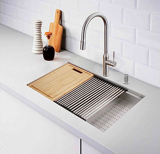 Zero radius 32" undermount kitchen sink