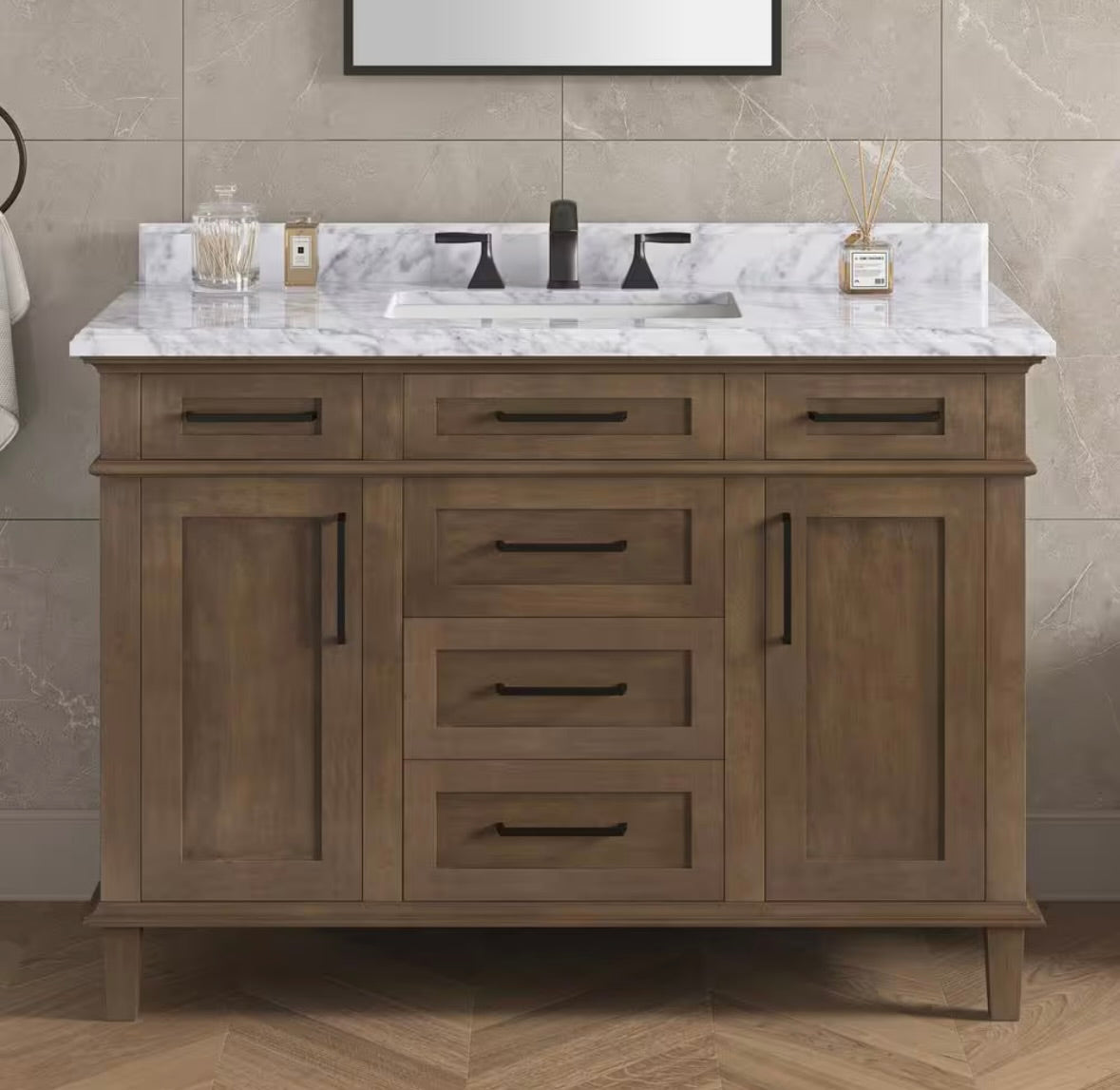 Sonoma 48" Vanity in Almond latte