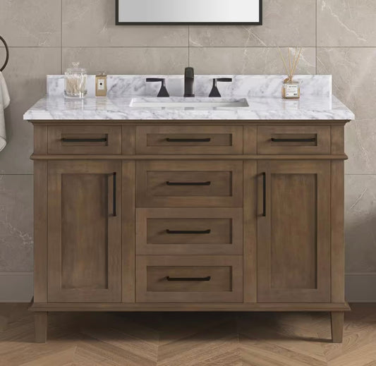 Sonoma 48" Vanity in Almond latte