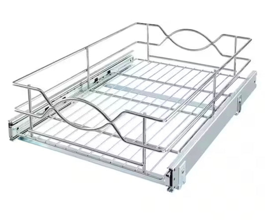 14" Wire pull out basket