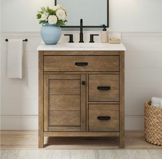 Stanhope 31" Reclaimed oak vanity