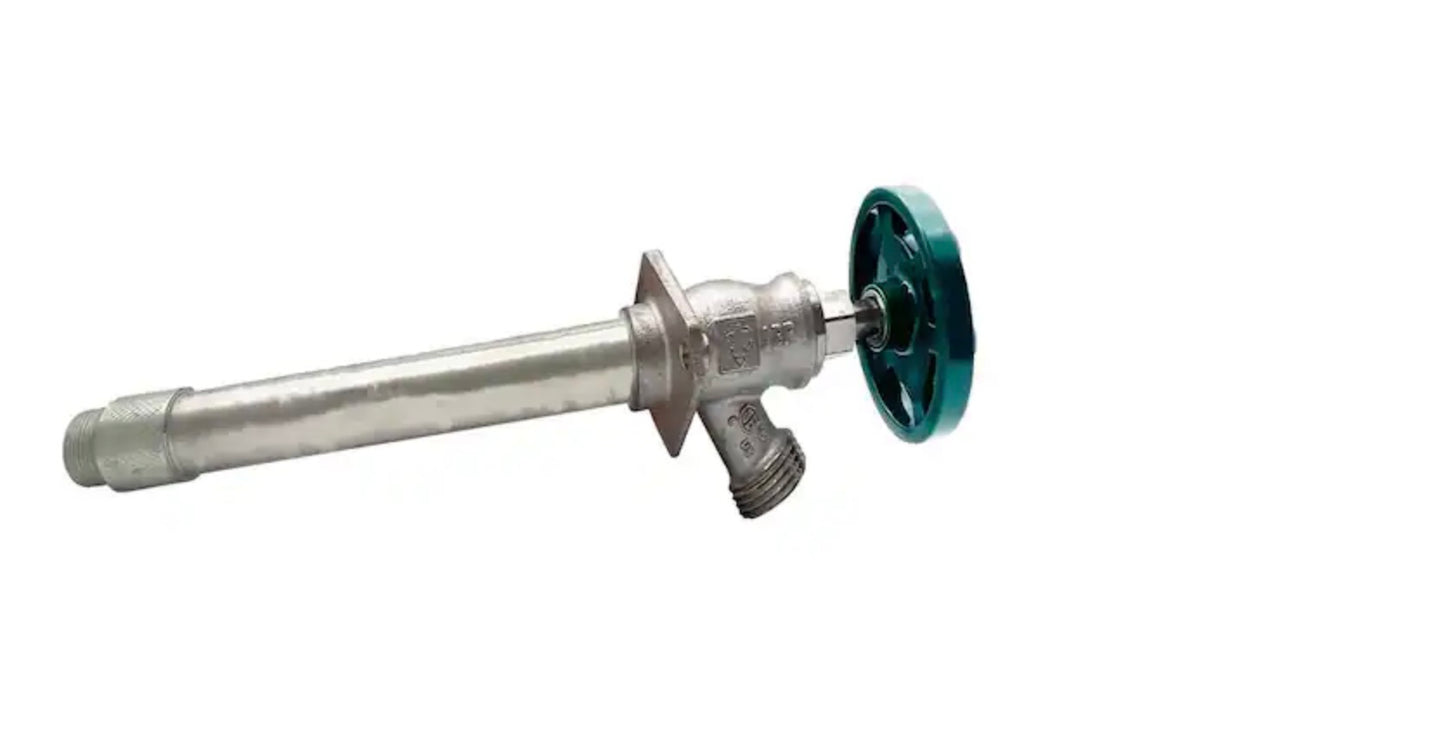 1/2" MIP x 3/4" MHT wall faucet