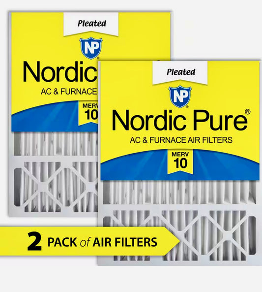 20 in. x 25 in. x 5 in. Replacement Furnace Air Filter MERV 10 (2- Pack)