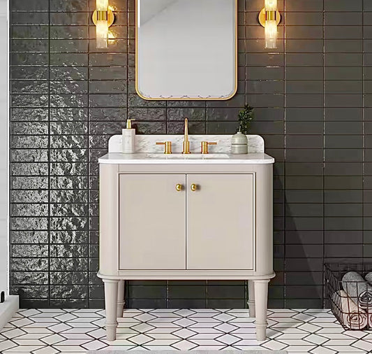 Collette 36" greige vanity