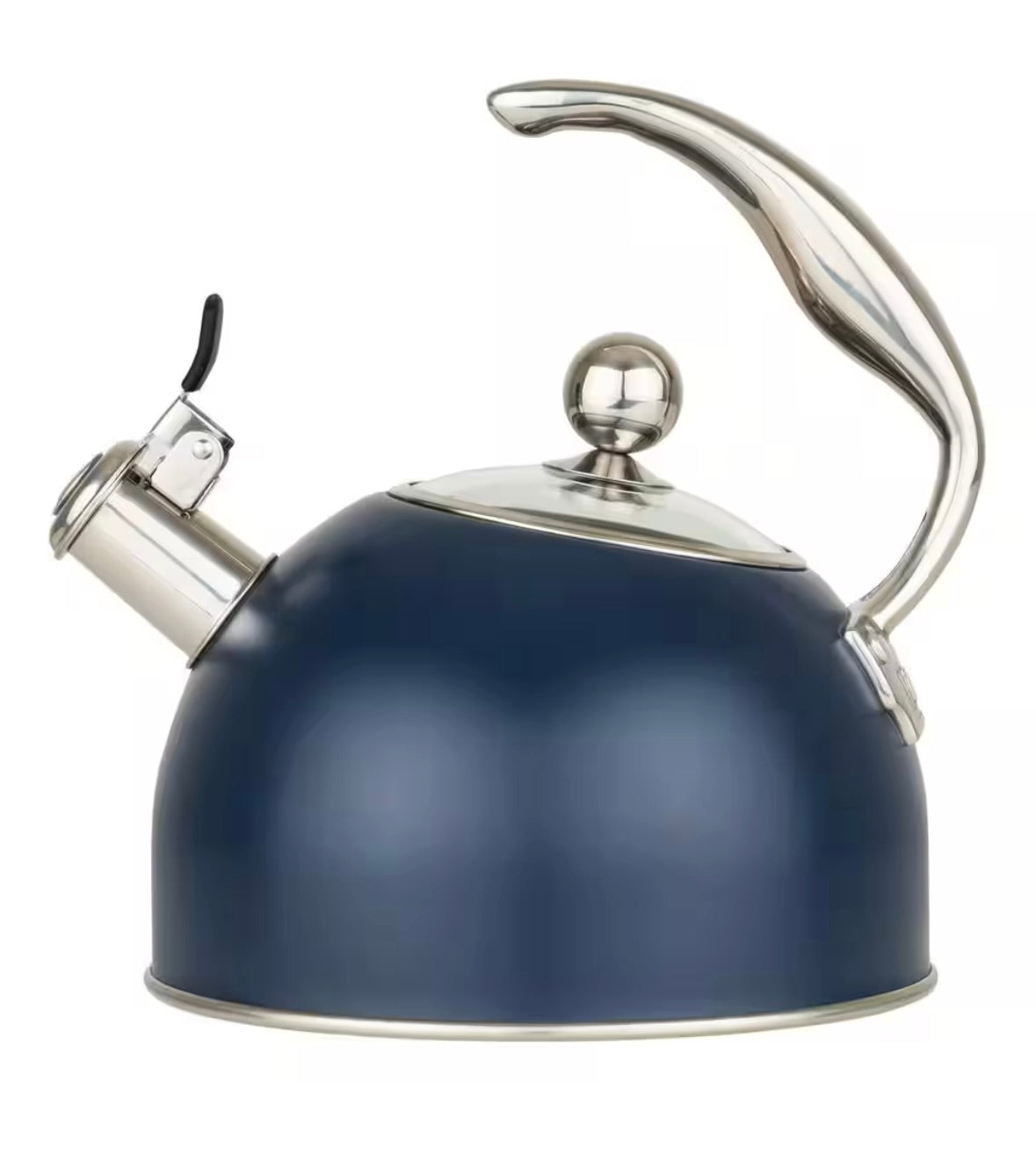 Whistling kettle in slate blue