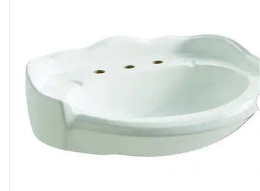 Westminster 21" pedestal sink basin