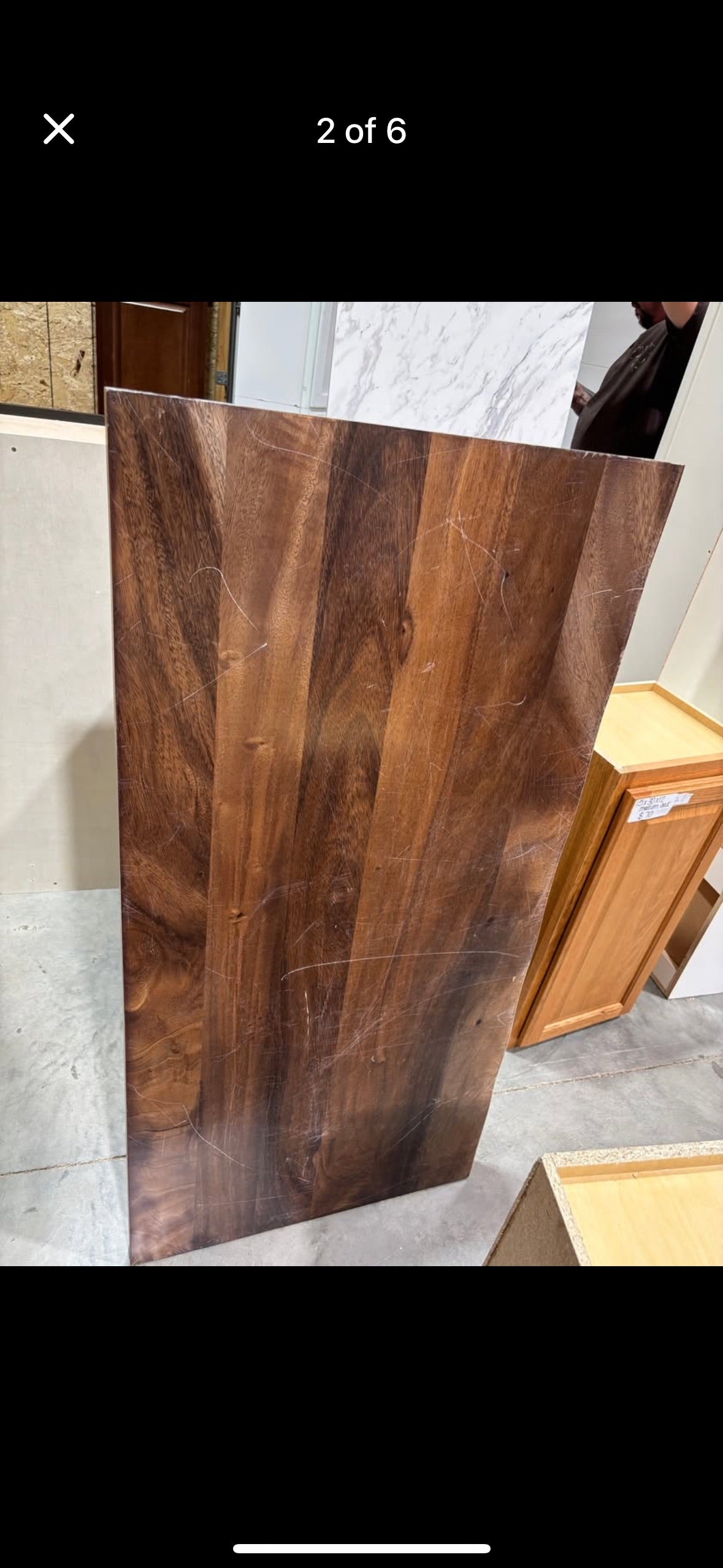 4ft saman live edge countertop