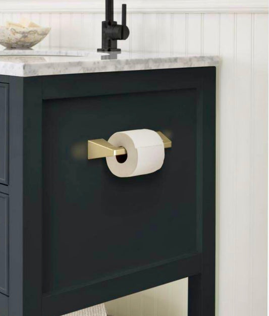 Toilet paper holder golden champagne