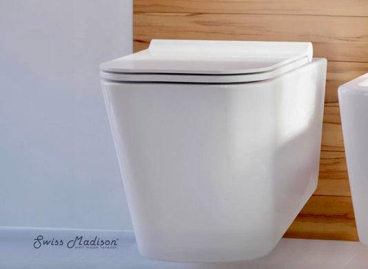 Concorde wall hung square elongated toilet