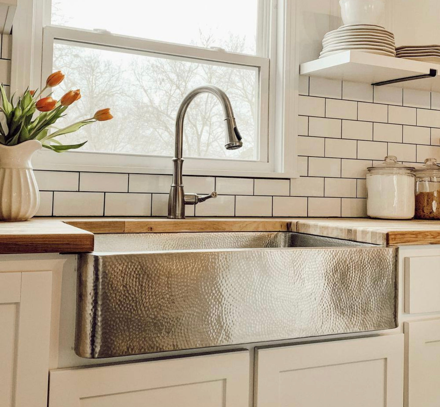 Lange 32" farmhouse stainless kitchen sink