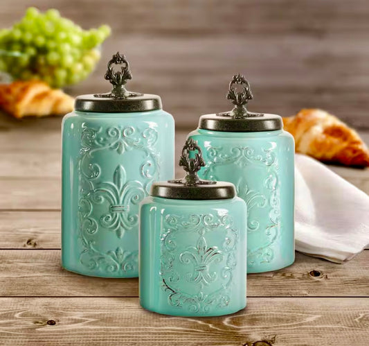 3 piece canister set