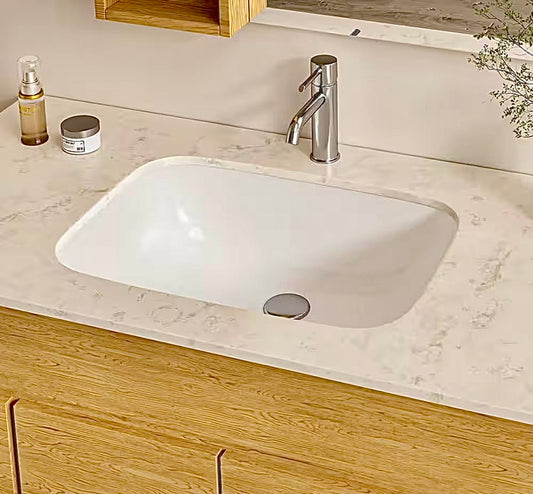 22" undermount bathroom sink