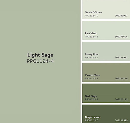 1qt light sage latex paint