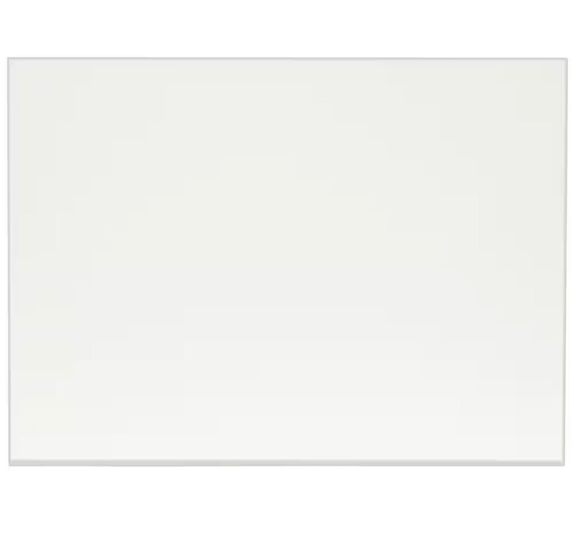 Island end panel in satin white
