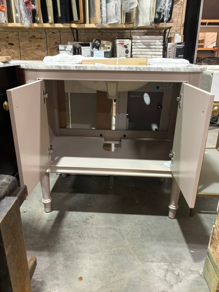 Collette 36" greige vanity