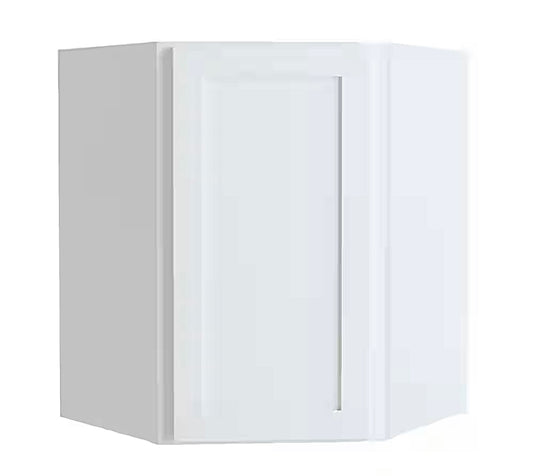 Courtland 24x36 corner cabinet polar white