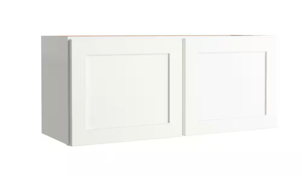 Courtland 36"W x 15"H bridge in polar white