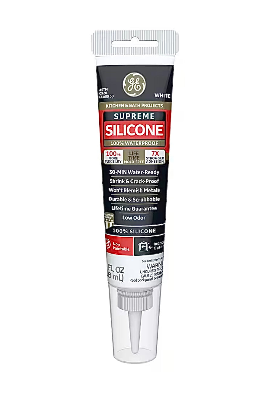 Supreme 2.8 oz silicone caulk