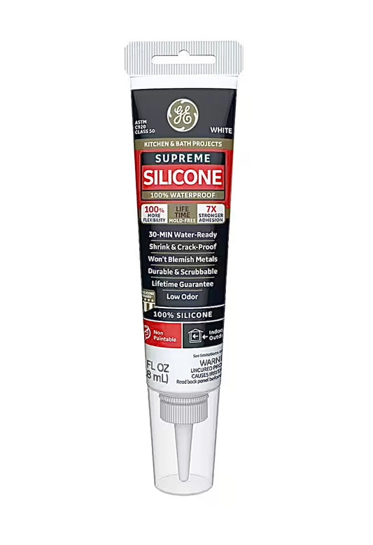 Supreme 2.8 oz silicone caulk