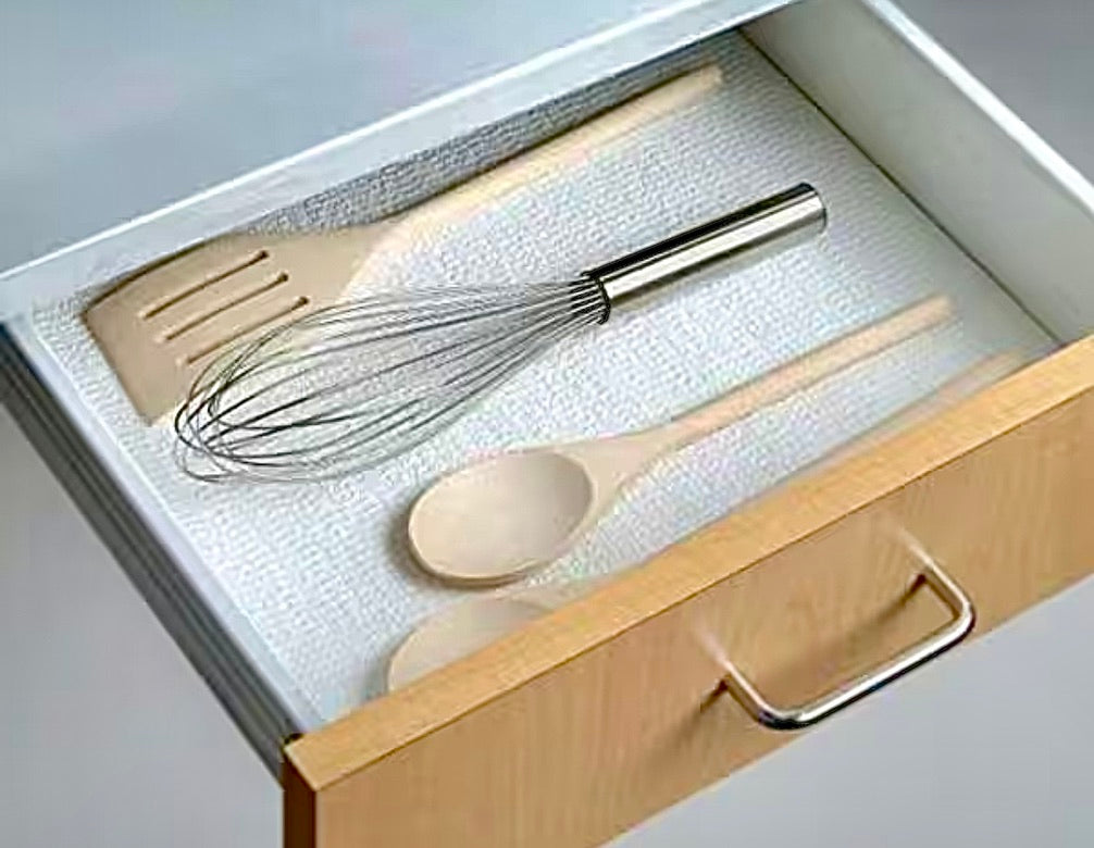 White drawer self liner