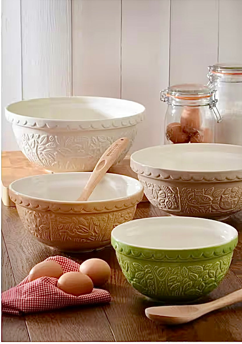 9.5 in mixing bowl in tan