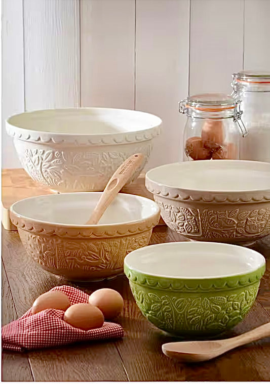 9.5 in mixing bowl in tan