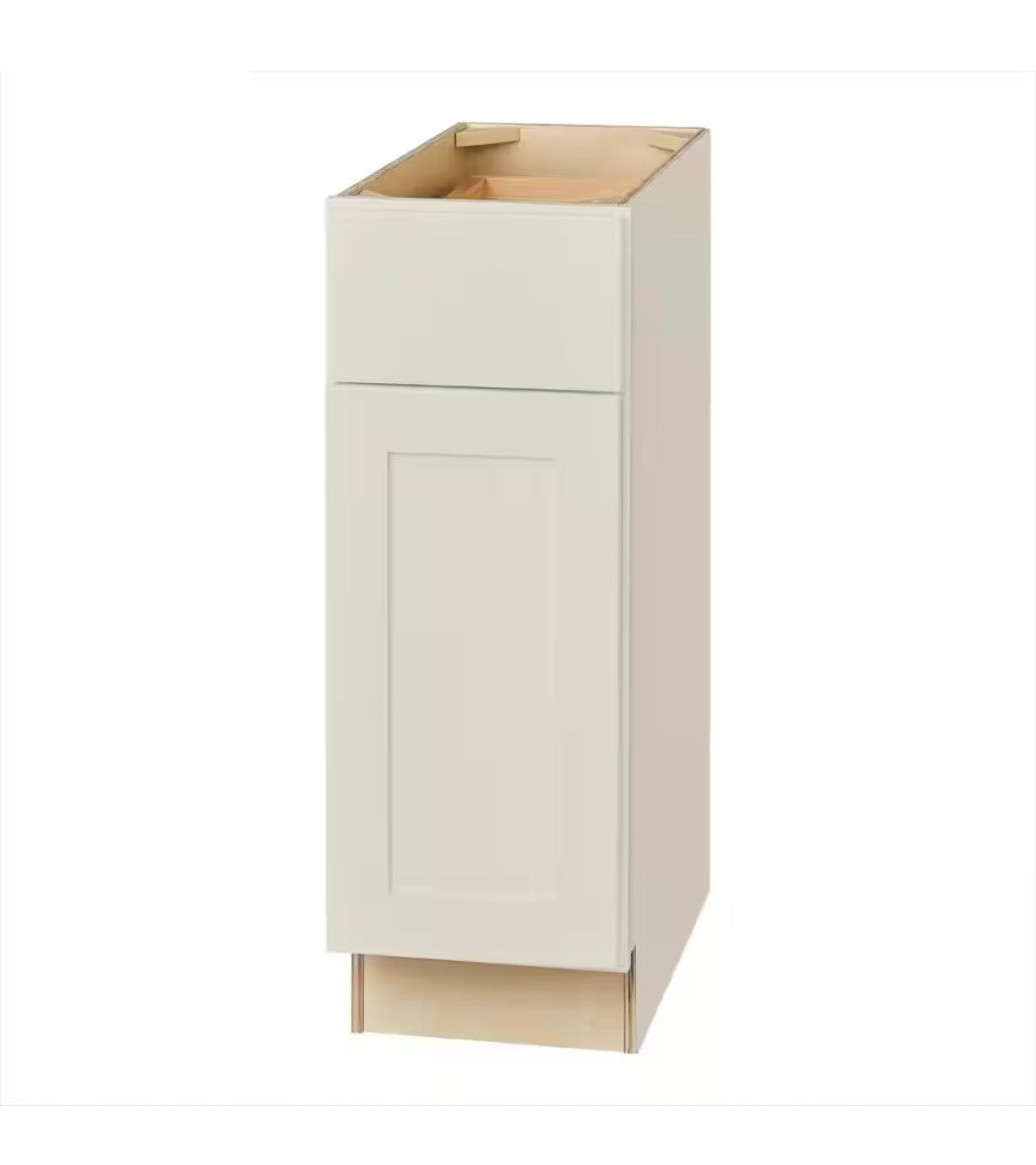 Avondale shaker 12" base antique white