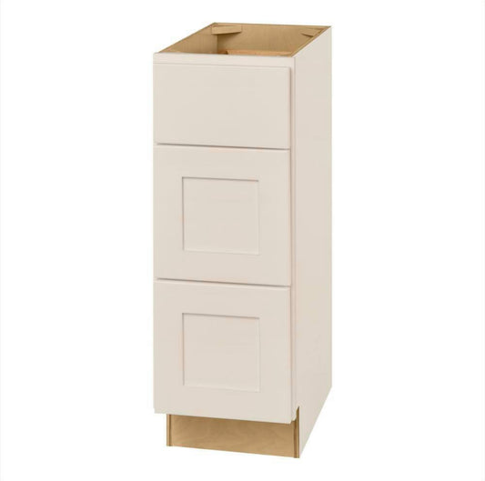 Avondale shaker 12" drawer base antique white