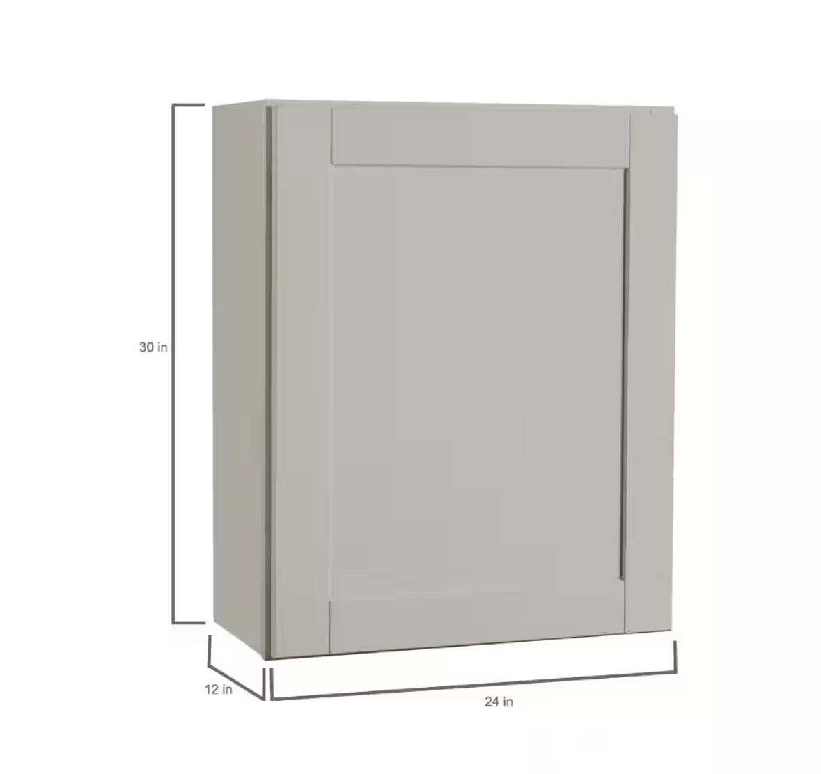 Shaker 24x30 dove gray