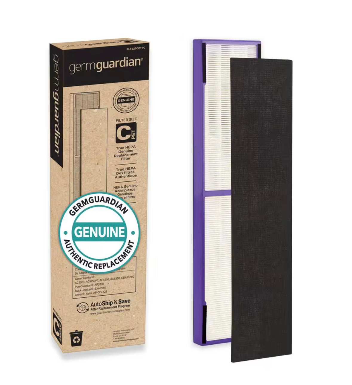 FLT5250PT air purifier replacement filter