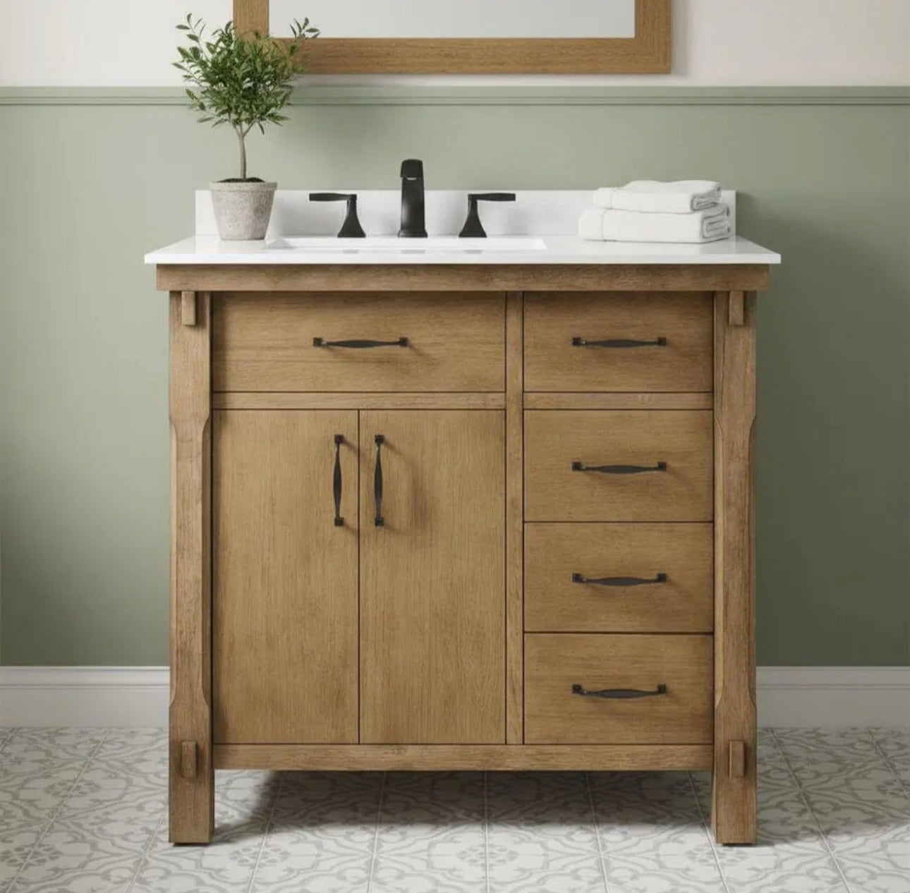 Bellington 36" almond toffee vanity