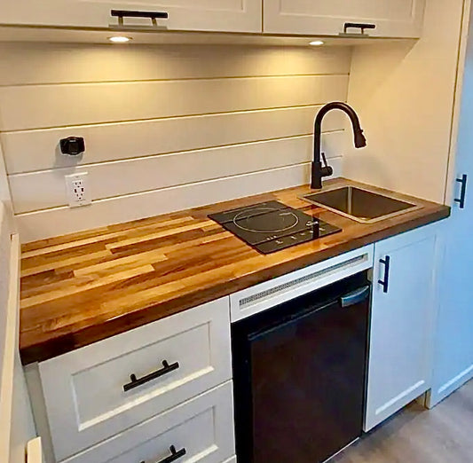 6ft x 25" unfinished walnut butcher block