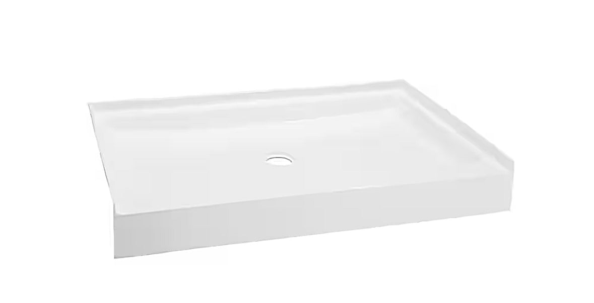 Voltaire 42x36 shower base center drain
