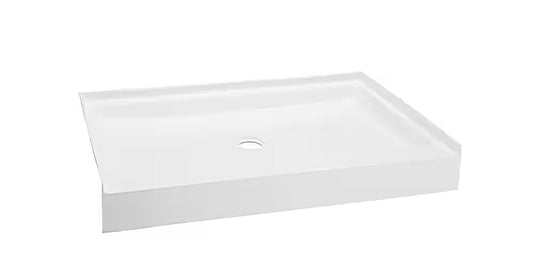 Voltaire 42x36 shower base center drain