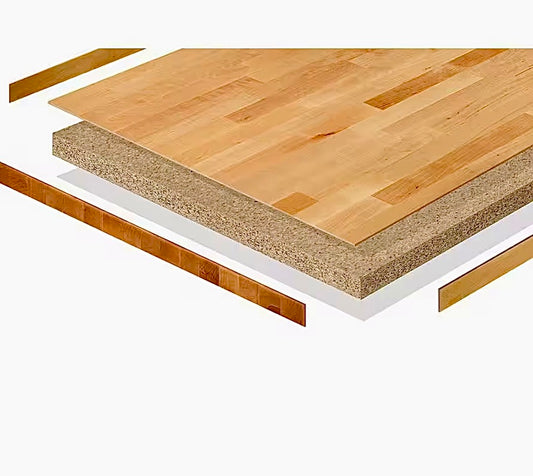 4ft x 25 in engineered birch butcher block