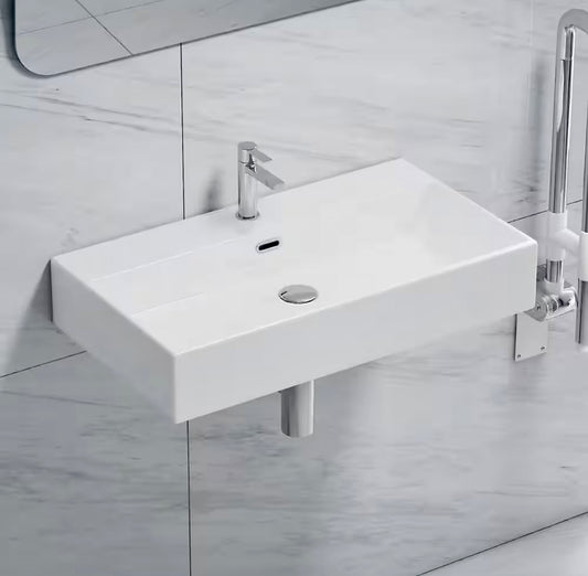 Eridanus 30"W x 16"D wall mount bathroom sink