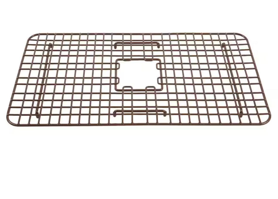 Wren 27x15 sink grid antique brown