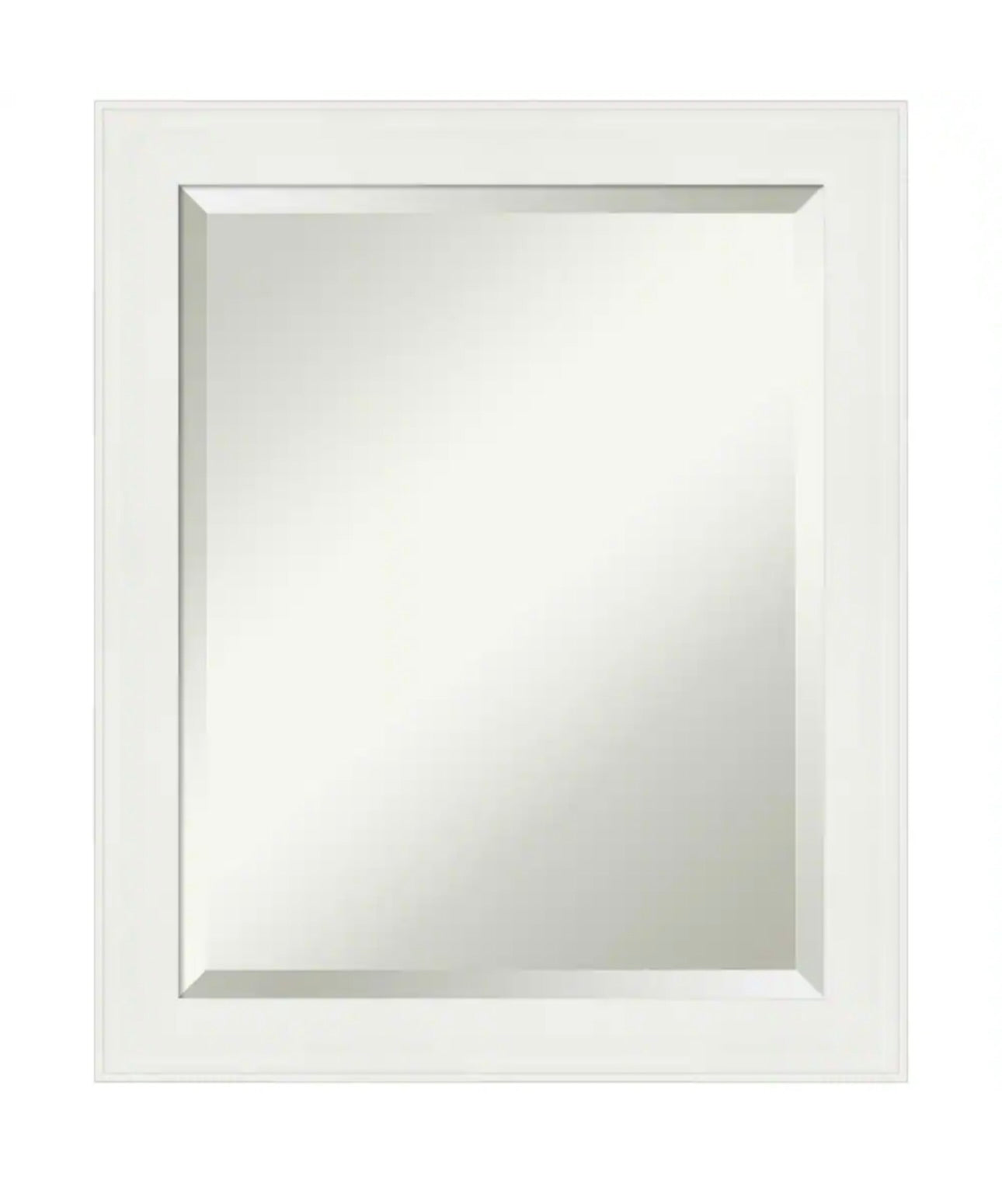 23.5"x19.5" white mirror