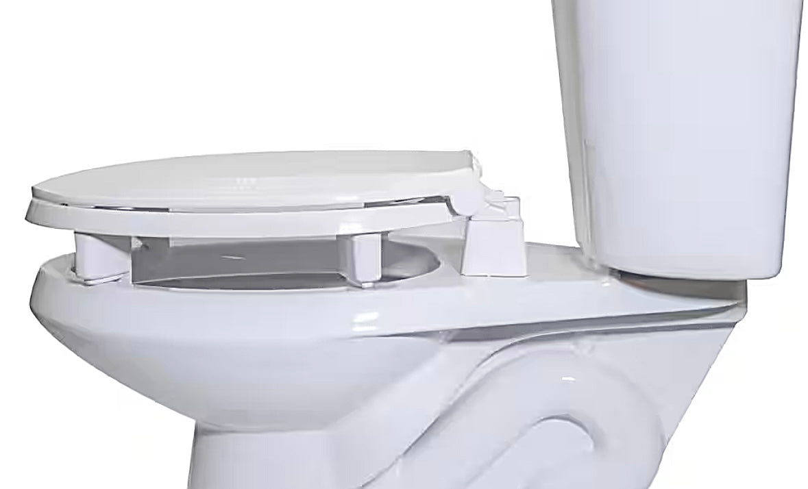 Centoco ADA 3" raised elongated toilet seat in white