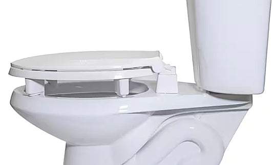 Centoco ADA 3" raised elongated toilet seat in white