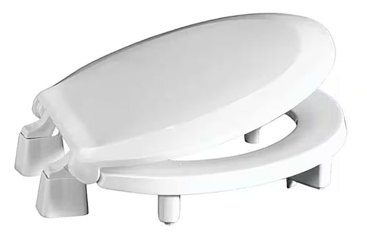 Centoco ADA 3" raised round toilet seat in white