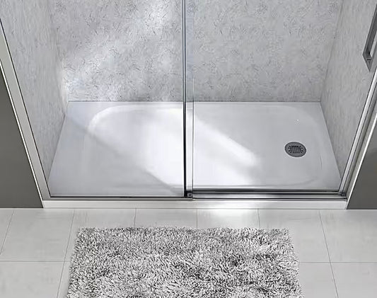 60x32 shower base right drain