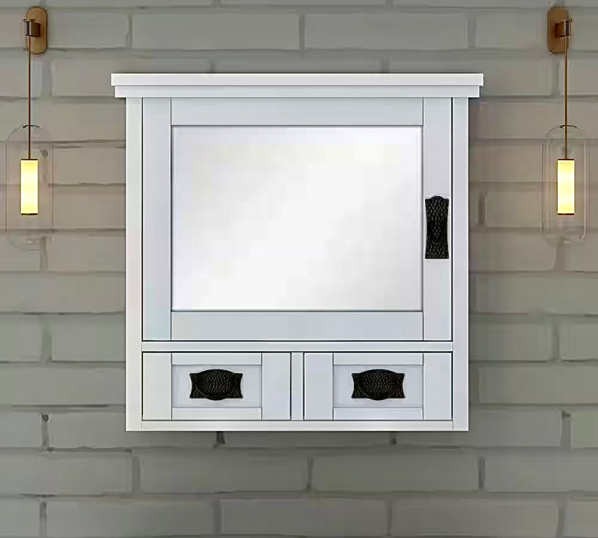 Artisan 23.5" medicine cabinet in white