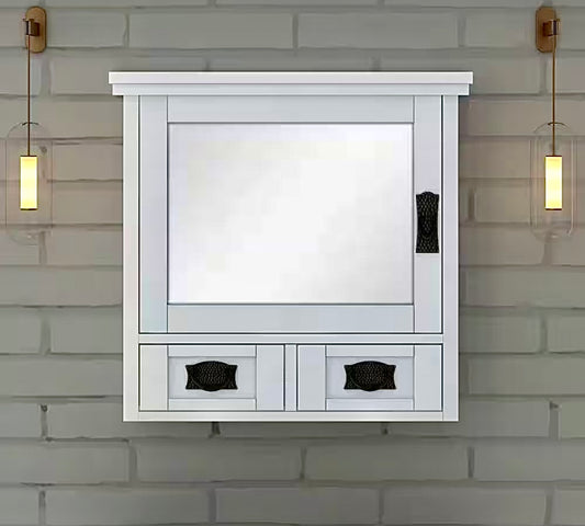 Artisan 23.5" medicine cabinet in white