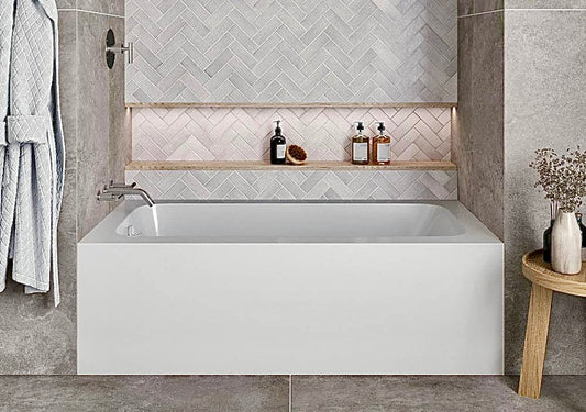 Streamline 60"x30" left drain soaking bathtub