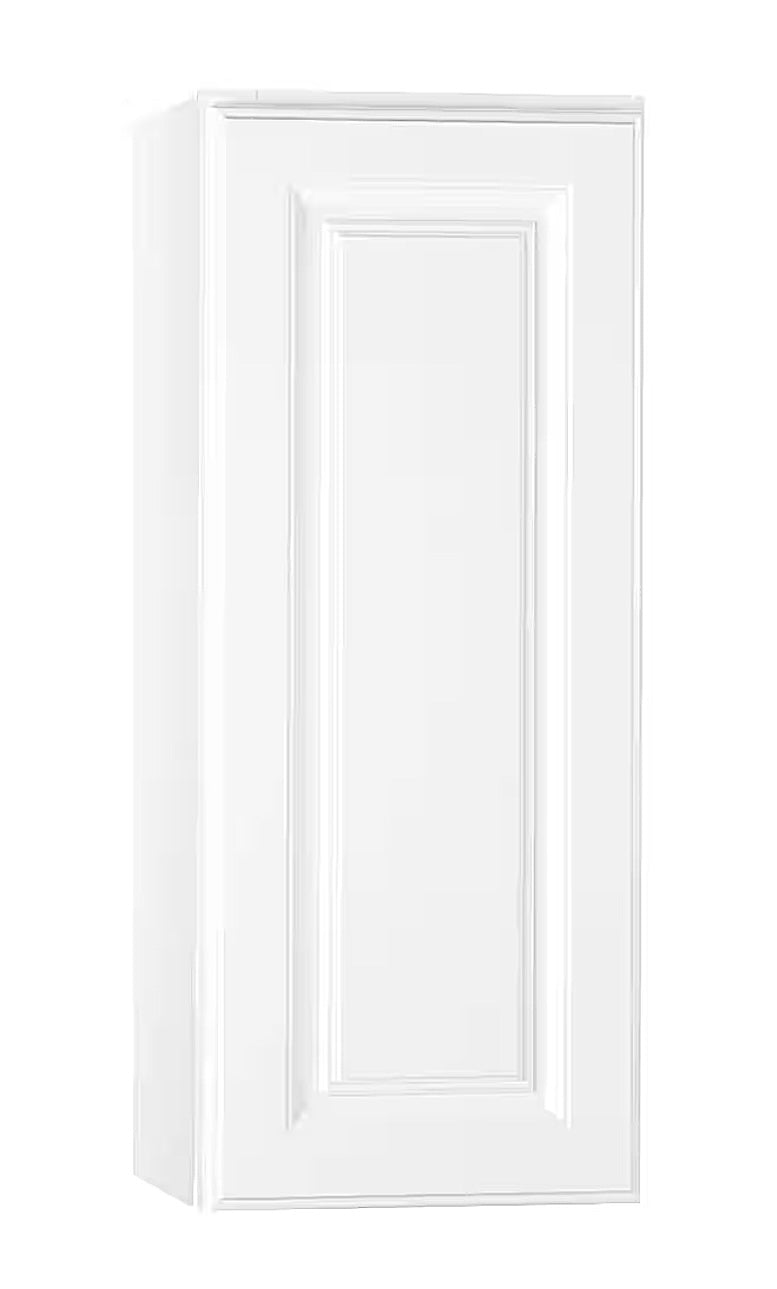 Raised panel 12"x30" in satin white
